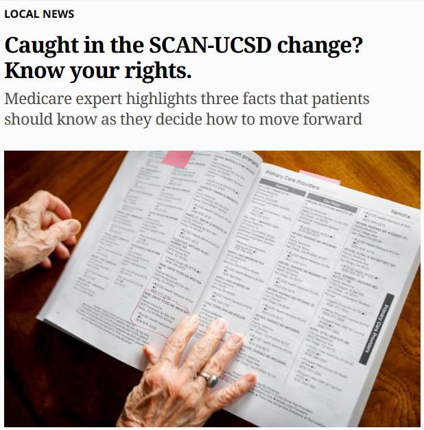 San Diego Union Tribute: Caught in the SCAN-UCSD Change?